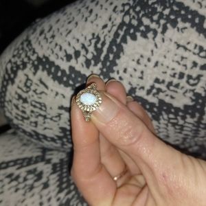 Sterling Silver Opal Ring
